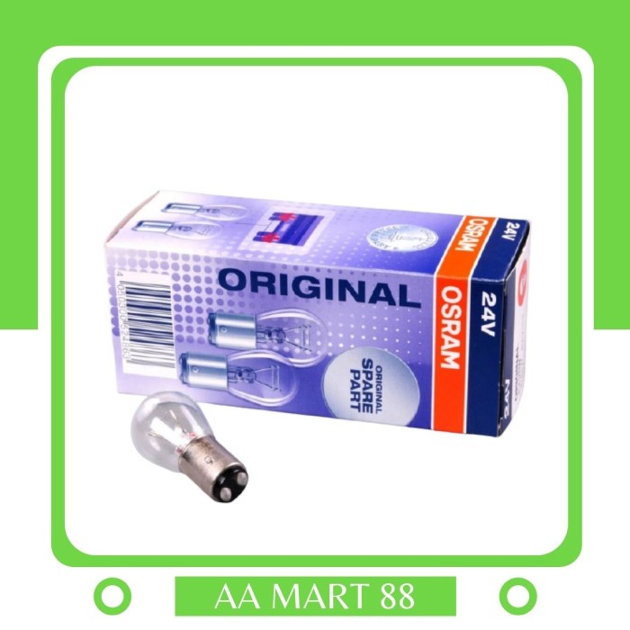 ไฟเบรค Osram 24v ผลิตใน slovakia P21/5W / double / หมุนได้