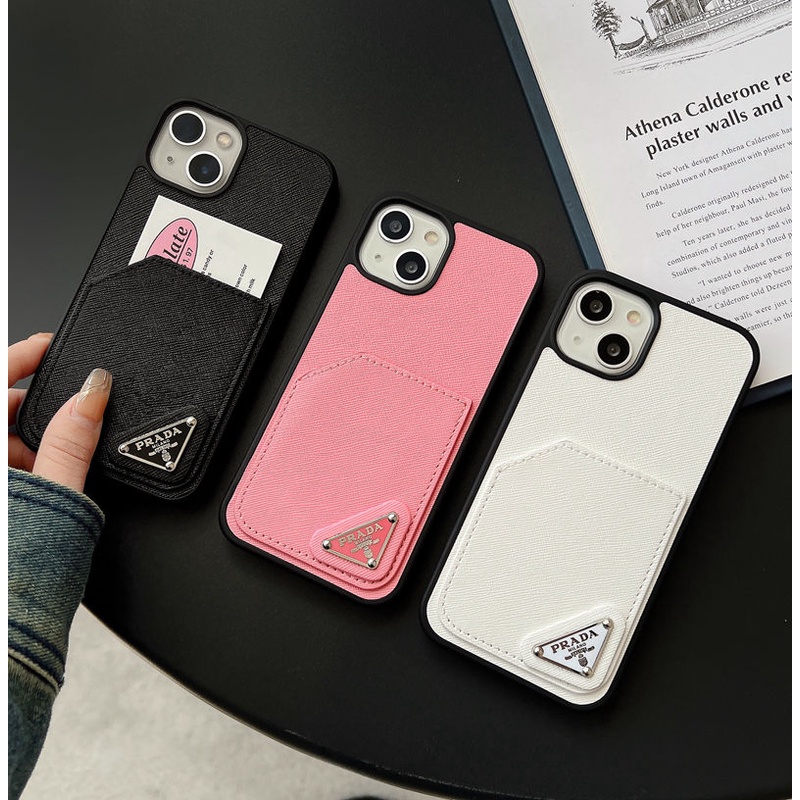 ใหม่ เคสโทรศัพท์มือถือหนัง กันกระแทก พร้อมช่องใส่บัตร แฟชั่น สําหรับ iPhone 15 Pro Max 14 Pro 15 13 Pro Max 13 Pro 13 12 Pro Max 11