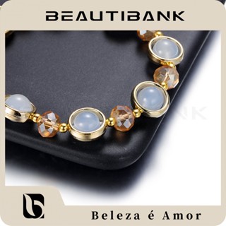 Beautibank สร้อยข้อมือแก้วคริสตัล ไล่โทนสี สําหรับเด็กนักเรียน