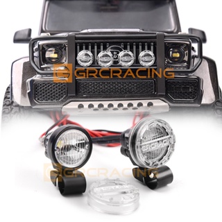 ไฟหน้า LED 16 มม. สําหรับรถไต่หินบังคับ 1/10 Traxxas TRX4 Defender AXIAL SCX10 RC4WD D90 Bronco Wrangler