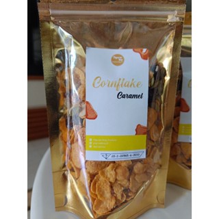 คอร์นเฟลกคาราเมลน้ำผึ้ง Cornflakes Caramel (แบบซอง) มีเมล็ดอัลมอนด์ เม็ดมะม่วง ธัญพืช ลูกเกดดำ อัลมอนด์สไลด์ เมล็ดฟักทอง