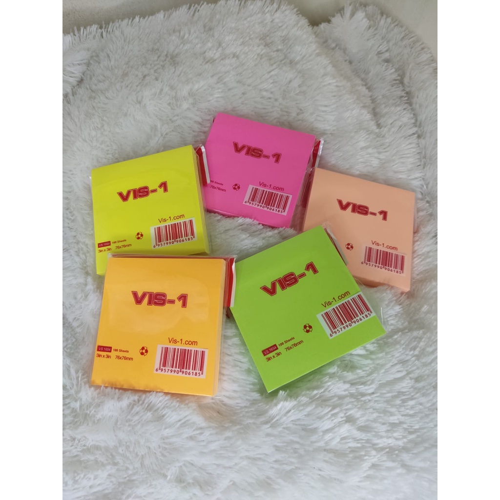 VIS-1 Sticky Notes 76 x 76mm (1 สี) 100 แผ่น - VS 1654