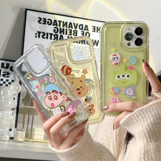 เคสโทรศัพท์มือถือแบบนิ่ม TPU ใส ลายการ์ตูนชินจัง Toy Story น่ารัก สําหรับ iphone 14 Plus 13 12 11 Pro Max X XR Xs Max 7 8 Plus