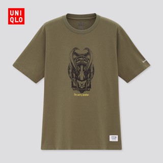 【HOT SALE】พร้อมส่ง Uniqlo เสื้อยืดแขนสั้นพิมพ์ลาย Marvel Series สําหรับผู้ชายและผู้หญิง (Ut) Marvel Series (Marvel Serie