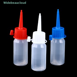 Widebeaucloud 1 ชิ้น ใช้ซ้ําได้ ขวดพลาสติก สีขาว บีบ กาว แอพพลิเคชั่น กระดาษ ปลาย Quilling ดี