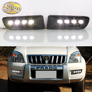 ไฟเลี้ยวไดนามิก LED 12V กันน้ํา สําหรับ Toyota Prado 120 FJ120 2003-2009 2 ชิ้น