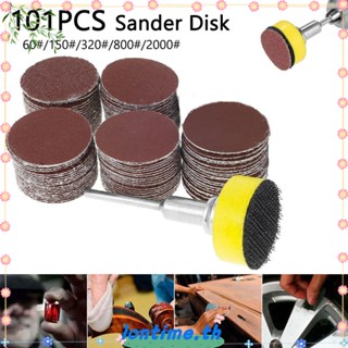 LONTIME Flocking Sandpaper Autohesion Sucker Abrasive Sandpapers Round Shape Disc Pads Polishing Grinding Polishing Plate