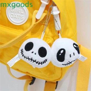 MXGOODS Xmas Gift JACK Plush Doll Doll Gift Nightmare Before Christmas Halloween Festival Toy Stuffed Plush Doll Birthday Gift 8CM Keychain Toy Cartoon Plush Bone Skeleton Jack Head Toys