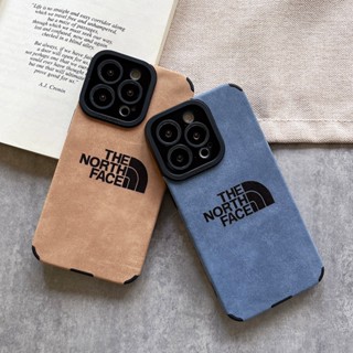 เคสโทรศัพท์มือถือหนัง PU กันกระแทก ลายโลโก้ The North Face หรูหรา สําหรับ iPhone 11 Pro Max X XS Max XR 7 8 Plus SE 2020