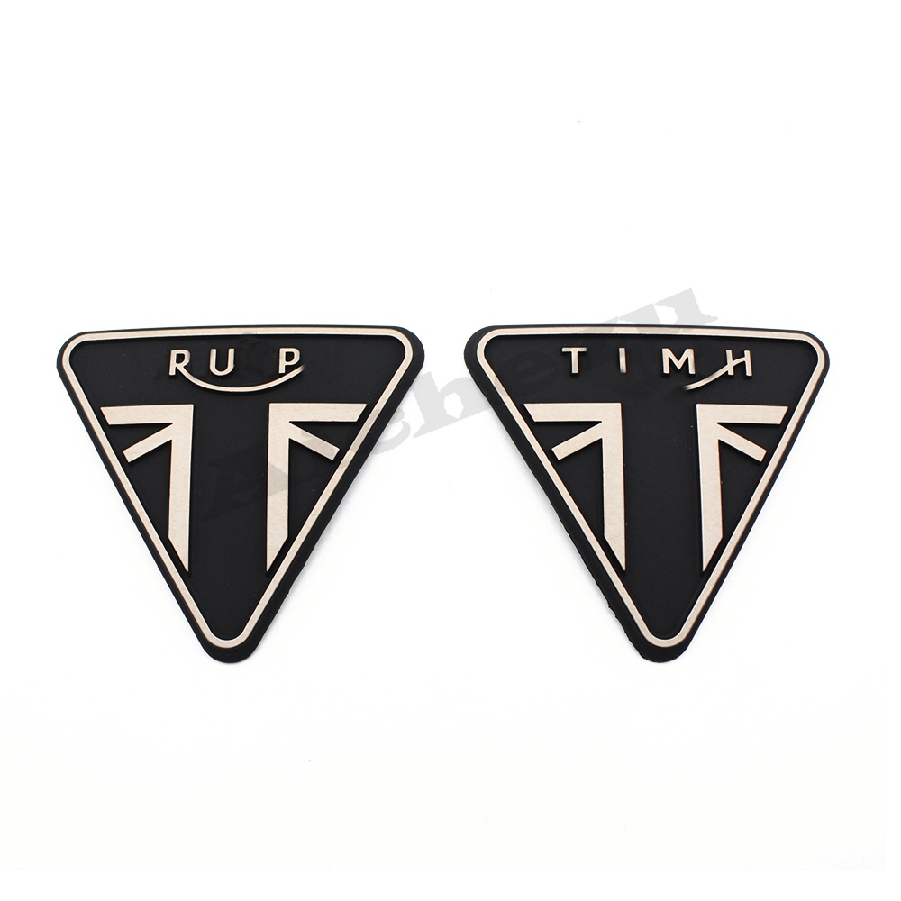 สติกเกอร์โลโก้ถังน้ํามันรถจักรยานยนต์ 3D โลหะผสมสังกะสี สําหรับ Triumph Bonneville Bobber T100 T120