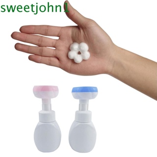 Sweetjohn ขวดเปล่าใส่สบู่โลชั่นลายดอกไม้หลากสี 250 มล.