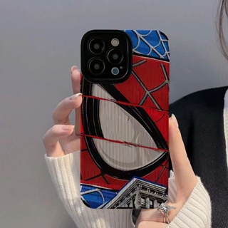 เคสโทรศัพท์มือถือนิ่ม กันหล่น ลายการ์ตูนสไปเดอร์แมน สําหรับ Iphone Apple 11promax 12pro 13pro 14promax 14plus 6g 78plus xr xs xsmax 6s 7 8P