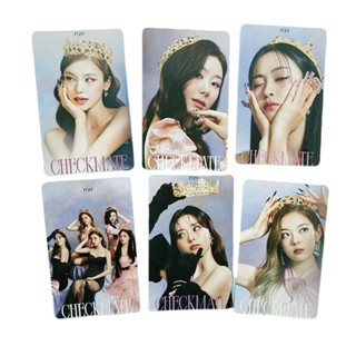 โปสการ์ด ITZY Ryujin Yeji Lia Yuna Chaeryeoong Lomo Cards CHECKMATE CHESHIRE YM 6 ชิ้น ต่อชุด