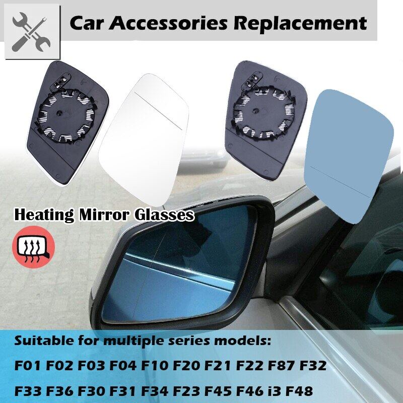 Hys ด้านข้างกระจกมองหลังเครื่องทําความร้อนกระจกอุ่นเลนส์สําหรับ BMW F10 F20 F21 F22 F87 F32 F33 F36 F30 F31 F34 F23 F45 F46 i3 F48