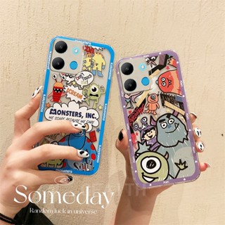 ใหม่ เคสโทรศัพท์มือถือแบบนิ่ม ใส กันกระแทก ลายการ์ตูนมอนสเตอร์น่ารัก แฟชั่น สําหรับ INFINIX Smart 7 2023 INFINIX SMART7