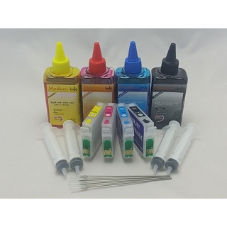 ตลับหมึกเติม Epson  T11,T13,TX121,TX111ตลับเบอร์ T0731-T0734 หมึกปริ้น/หมึกสี/หมึกปริ้นเตอร์/หมึกเครื่องปริ้น/ตลับหมึก