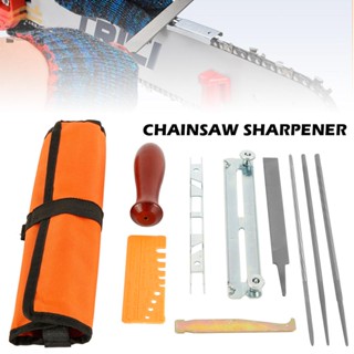 10 ชิ้นเลื่อยไฟฟ้าเหลาแฟ้มชุด Universal Chainsaw ชุดเหลาสำหรับเลื่อยโซ่ฟัน SHOPQJC3971