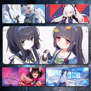 Blue Archive Oversized Mouse Pad Non-Slip Two-Dimensional Gaming Desk Pad Keyboard Pad Locked Edge Customization แผ่นรองเมาส์ คีย์บอร์ด กันลื่น ขนาดใหญ่ สีฟ้า สําหรับเล่นเกมคอมพิวเตอร์