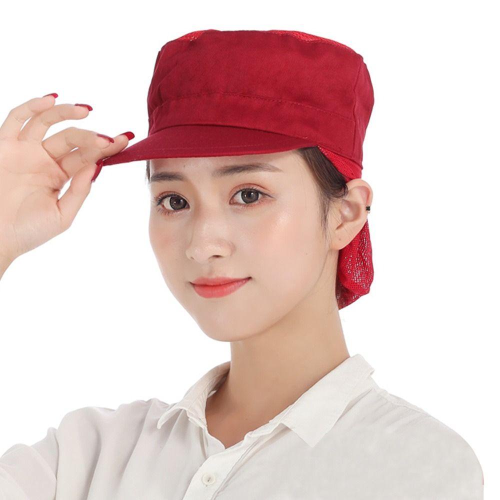 Gaoxi75 หมวกเชฟโรงแรมระบายอากาศทําอาหารที่ถูกสุขอนามัยอบหมวก Cook - รูปที่ 4