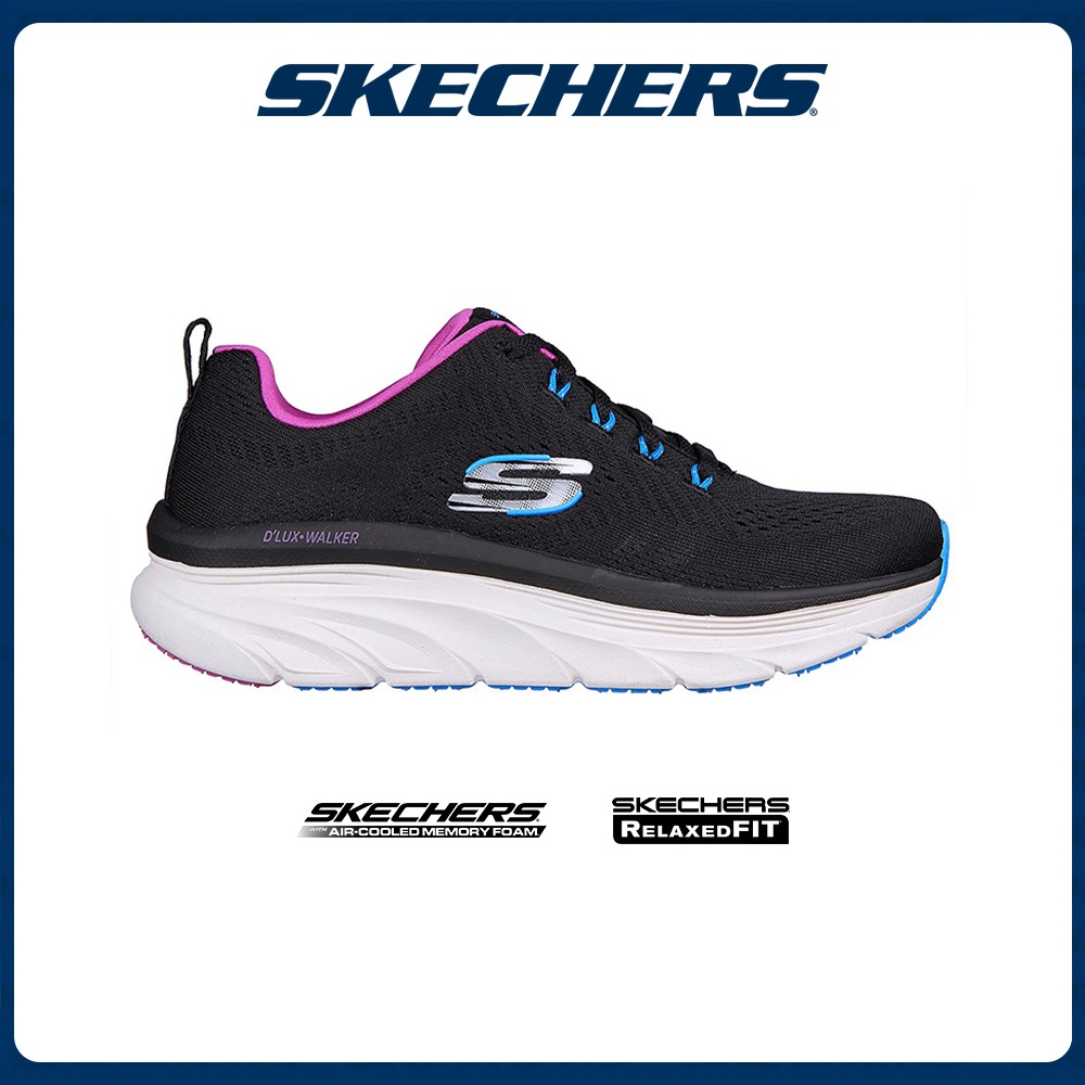 🔹ขายด่ว☀️Skechers สเก็ตเชอร์ส รองเท้า ผู้หญิง D'lux Walker Sport Shoes 149368-BKPR