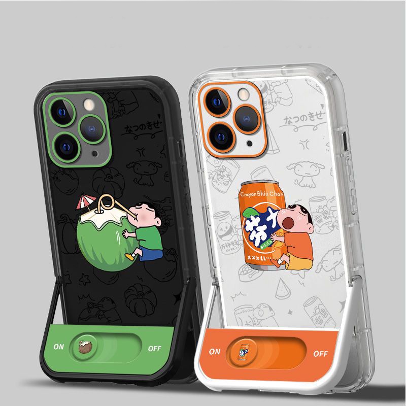 เคสโทรศัพท์มือถือ TPU กันกระแทก ลายน่ารัก พร้อมขาตั้ง สําหรับ IPhone 14 13 11 12 Pro Max XS X XR 6S 8+ 7 Plus
