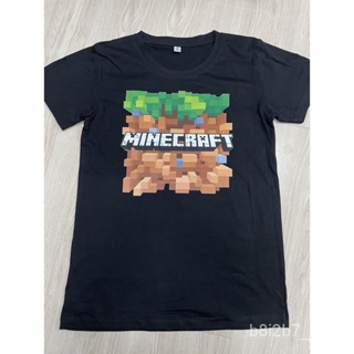 เสื้อยืดแขนสั้นลายน่ารัก เสื้อยืด minecraft มายคราฟ เสื้อยืดลายการ์ตูน เสื้อยืดแอนิเมะ Anime เด็ก และ ผู้ใหญ่new RttKS-5