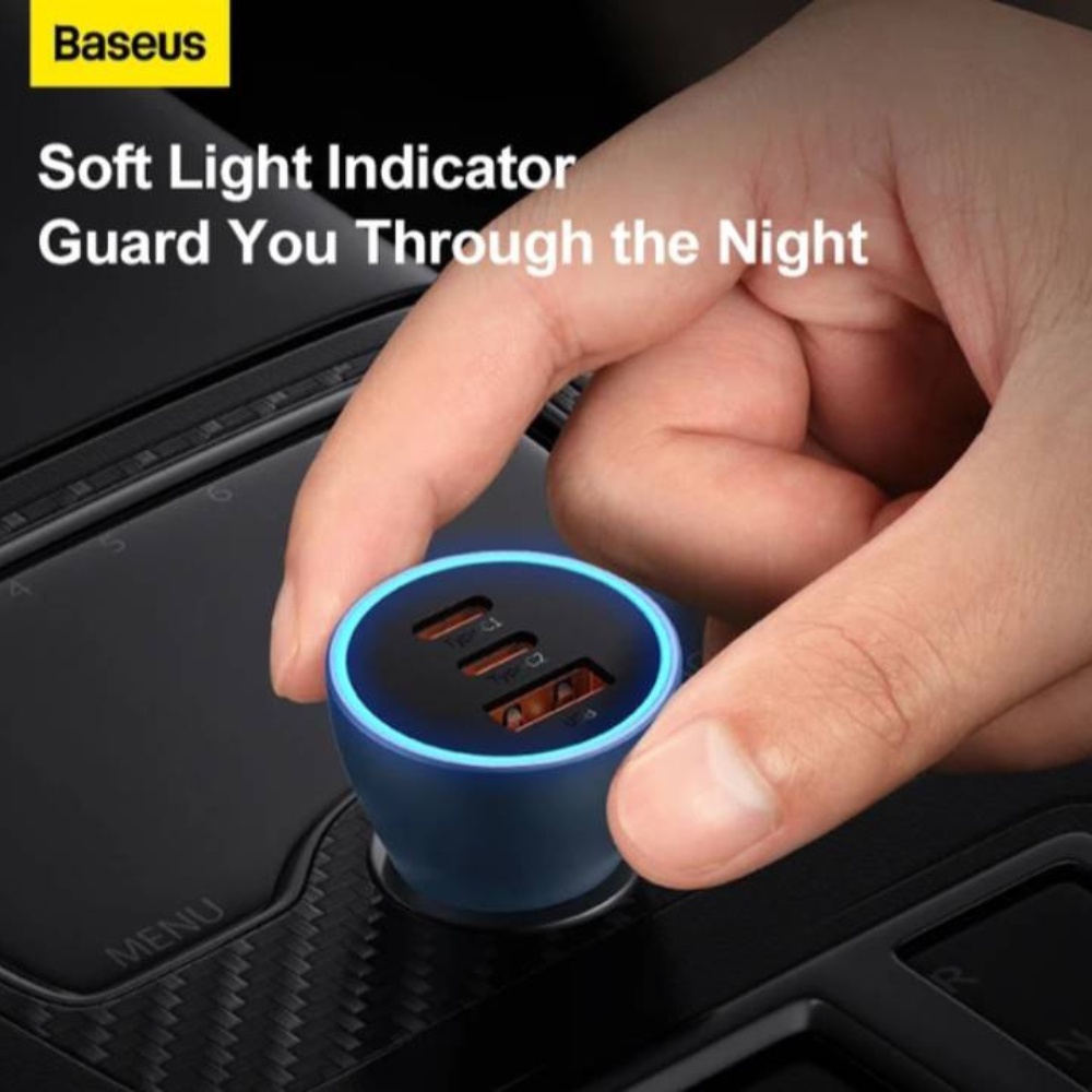 Baseus 65W ที่ชาร์จในรถ ชาร์จเร็ว 2Typec+ USB Car Charger Type C Quick อะแดปเตอร์ชาร์จ ชาร์จในรถ หัวชาร์จในรถ ราคา ถูกที่สุด ดีลบีเคเค แกลเลอรีภาพที่ 7