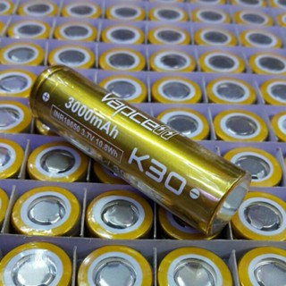 [ถ่าน1ก้อนของเเท้] Vapcell 18650 3000 mAh (K30) ถ่าน