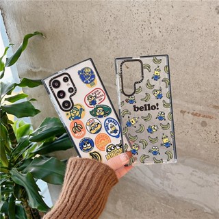 CASETIFY เคสโทรศัพท์มือถือแบบนิ่ม TPU ใส กันกระแทก ลาย【สติกเกอร์ขั้นต่ํา】bello แฟชั่น สําหรับ Samsung Galaxy S23 Ultra Plus S22 Ultra Plus s21 s20 Ultra Plus