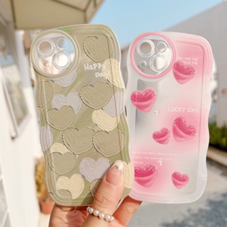 Casing Redmi 9T Note 7 6 5 Pro 4 4X Plus S2 Screen Full of Love Fine Hole Airbag Shockproof Waves Edge BFF Soft Phone Case Cover 1STB 39