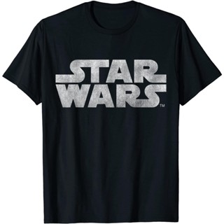 เสื้อยืดแขนสั้นเสื้อยืดคอกลม H Star Wars simple retro logo mens แฟชั่นเสื้อฤดูร้อน T-ShirtS-5XL