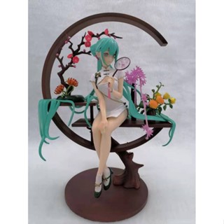 ((พร้อมส่ง) โมเดลฟิกเกอร์ Hatsune Shaohua Cheongsam Hatsune 1/7 Seated TBVL