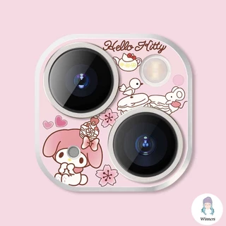 การ์ตูน Melody Graffiti 999D กล้องฟิล์มแก้ว Len สําหรับ IPhone 17 16 15 14 13 12 Pro Max 11 Pro Max XS XR Xs Max 7P/8Plus ฝาครอบป้องกันป้องกันหน้าจออุปกรณ์เสริมฝาครอบฟิล์ม
