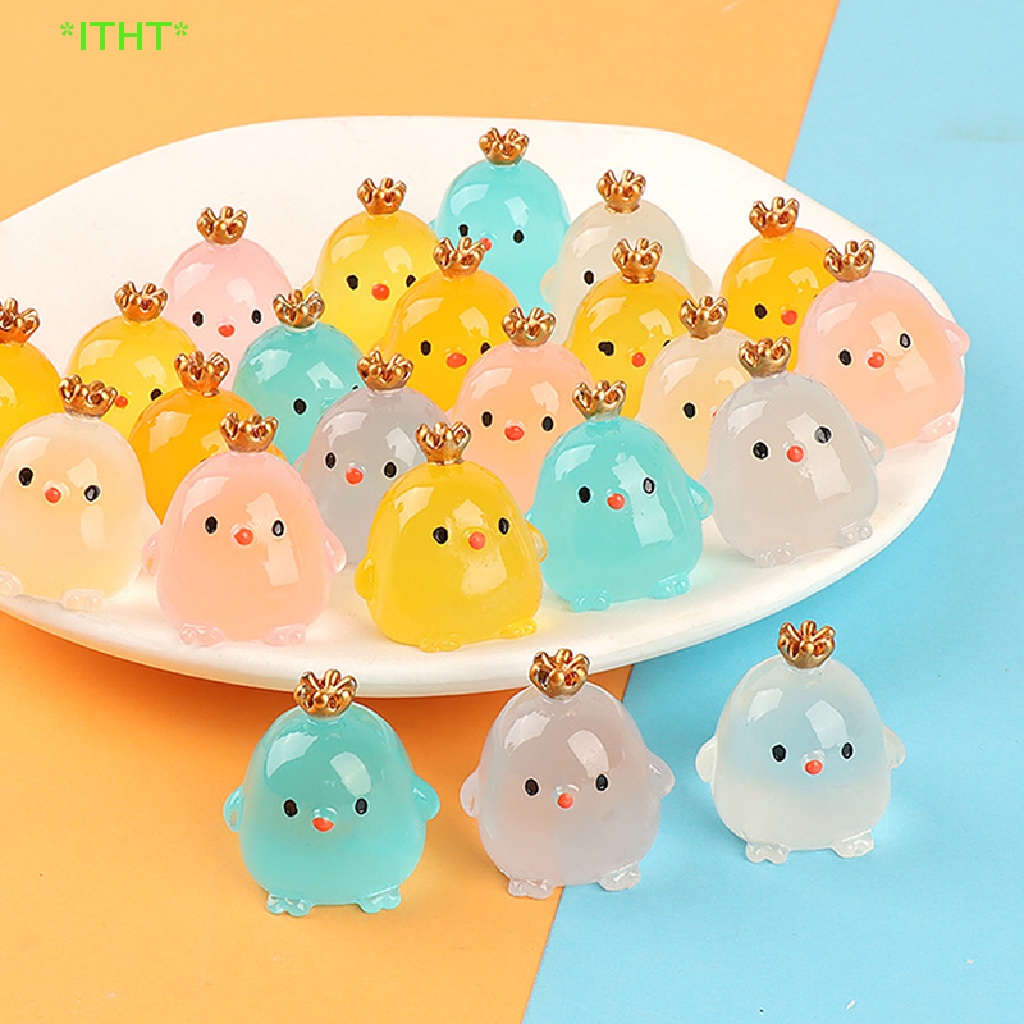 Itht> มงกุฎ ไก่ ภูมิทัศน์ ไม้อวบน้ํา DIY ตกแต่ง สร้างสรรค์ เรืองแสง ใหม่