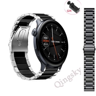 สําหรับ Mibro Lite 2 Lite2 สายนาฬิกาข้อมือ โลหะ สเตนเลส สายนาฬิกาสมาร์ทวอทช์ สายรัดข้อมือ สายนาฬิกา อุปกรณ์เสริมสมาร์ทวอทช์