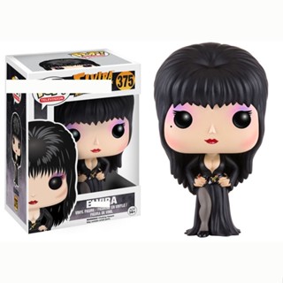 Funko POP!โทรทัศน์: Elvira Mistress of The Dark 375#Elvira ใหม่ ฟิกเกอร์ไวนิล Action Figures พร้อมกล่อง