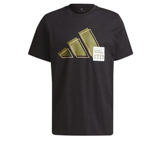   ❣️ 【Liverpooll】adidas Short Sleeve Graphic Tee ผู้ชาย สีดำ GU3643 เสื้อยืดผู้ชา