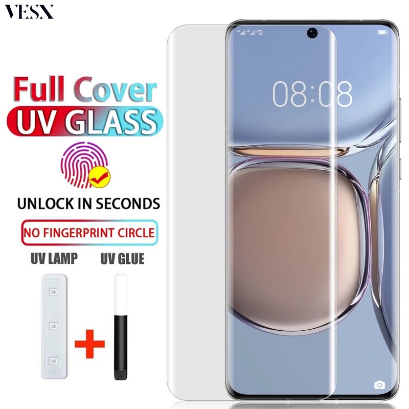 ฟิล์มกระจก UV สำหรับ VIVO V50 V50E V40 V30 V30E V29 V27 V25 X200 X100 Ultra X90 X80 X70 Pro Pro+ 4G 5G 2025