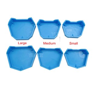 6Pcs/lot Model Base Set Former Molds Plaster Tray Former Base with 3 Sizes