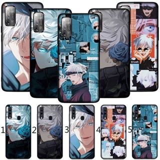 เคสโทรศัพท์มือถือ ซิลิโคนนิ่ม ลาย Gojo Satoru Jujutsu Kaisen LNZ160 สําหรับ Samsung Galaxy A9 A8 A7 A6 A8+ A6+ Plus 2018 Quantum 2 M20 M30