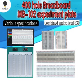 Syb บอร์ดทดสอบเบรดบอร์ด PCB ไร้บัดกรี 120 400 500 830 840 1660 MB102 GL-12 DIY