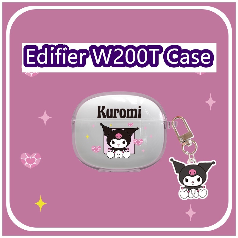 การ์ตูนใส Kuromi สําหรับ Edifier W200T ปลอกหูฟังแบบนุ่ม - รูปที่ 3