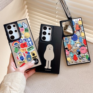 【】Casetify เคสโทรศัพท์มือถือแบบนิ่ม กันกระแทก พร้อมกระจก แฟชั่น คุณภาพสูง สําหรับ Samsung s23ultra s23 s23+ s22ultra