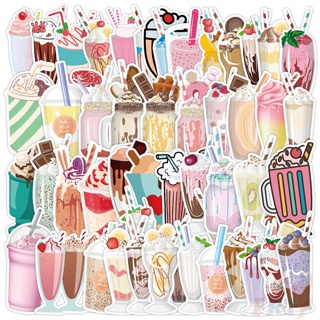 ❉ สติกเกอร์ รุ่น Milk-Shake 01 สําหรับติดตกแต่ง ❉ สติกเกอร์แฟชั่น กันน้ํา DIY 50 ชิ้น/เซต