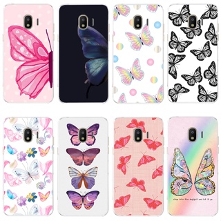 butterfly Case Silicone Transparent  Shockproof Cute Cartoon Cover For galaxy j2 core 2018  j2 pro  J2 Prime  j2 2016