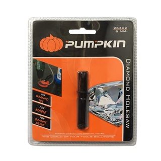 PUMPKIN ดอกโฮลซอเพชรเจาะแกรนิตโต้ รุ่น 26402 ขนาด 6 มม. สีดำ Power Drills &amp; Drivers