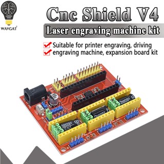 Cnc Shield V3 V4 บอร์ดโมดูลขยายไดรเวอร์ เข้าได้กับเครื่องพิมพ์ 3D Nano 3.0 A4988 Diy