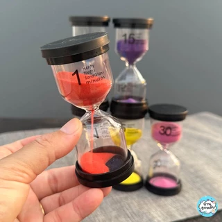 นาฬิกาทรายจับเวลา #Hourglass สําหรับเด็ก 1/ 3 / 5 / 15 / 20 / 30 / 45 / 60 นาที
