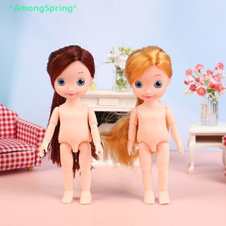 Amongspring&gt; ใหม่ กิ๊บติดผม ตาโต บลอนด์ สีน้ําตาล 3D ขนาดเล็ก 1/12 17 ซม. สําหรับเด็กผู้หญิง DIY 1 ชิ้น