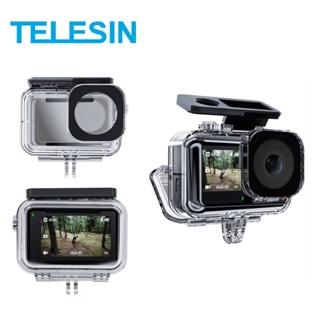 TELESIN 45M Waterproof Housing Case For DJI Action 3 Heat Sinking Underwater Case High Strength Protector Cover For Action 3